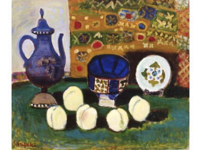 桃のある静物 桃のある静物