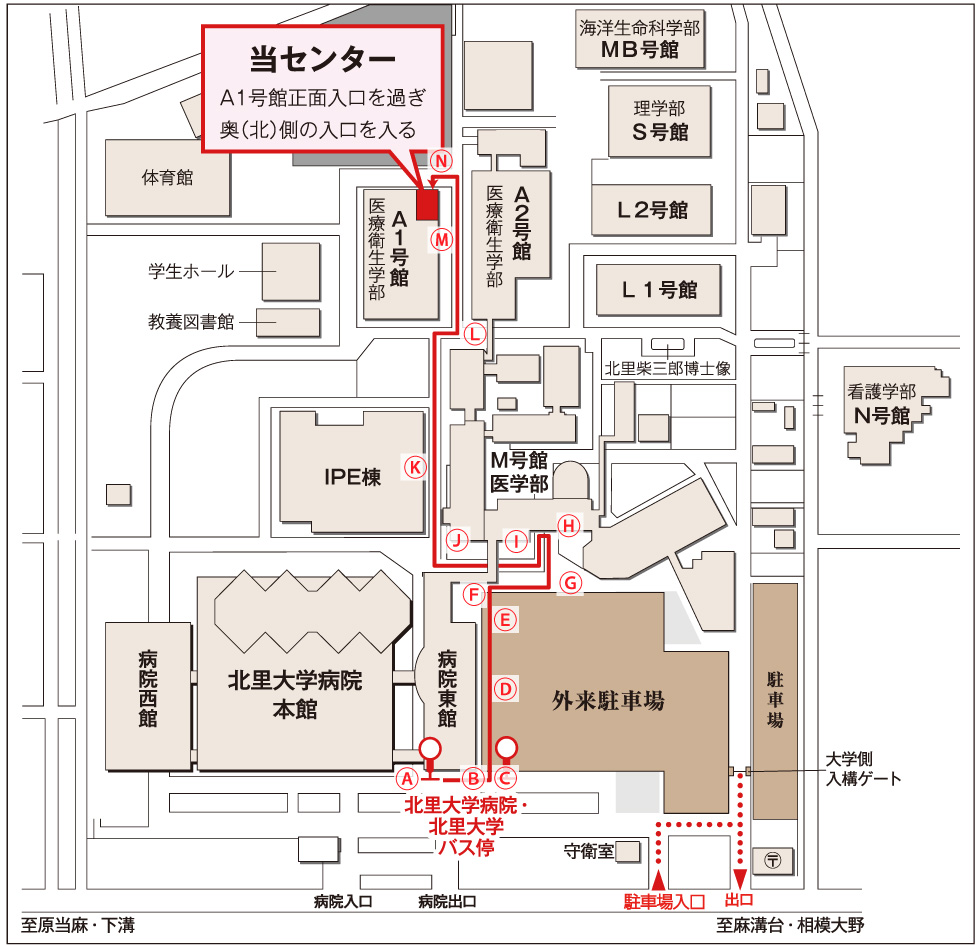 平面図バスでお越しの方 平面図バスでお越しの方