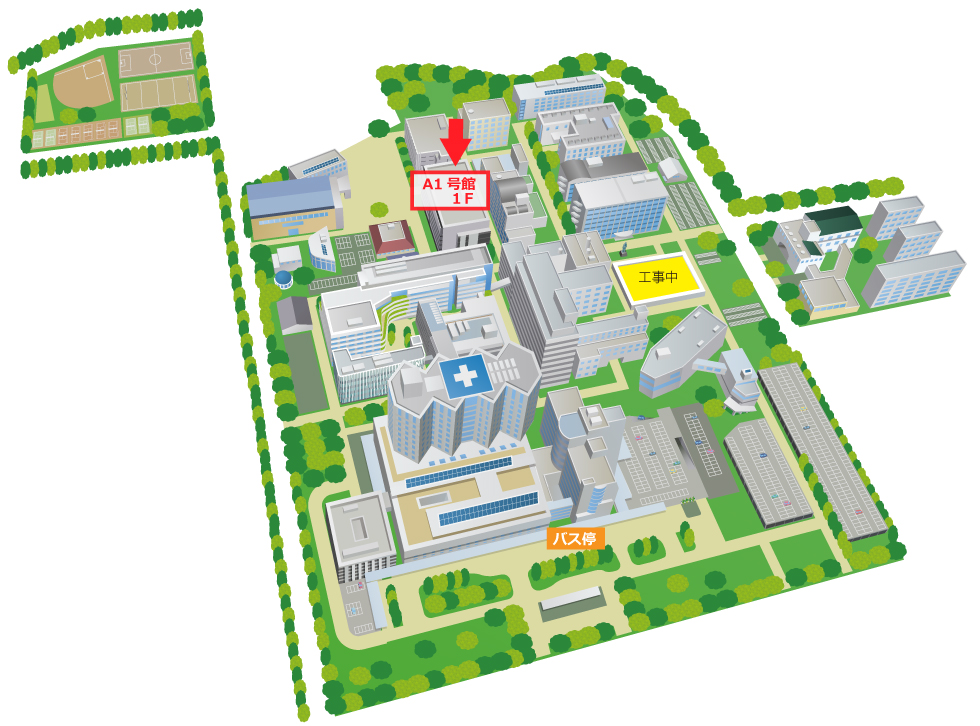 臨床心理相談センターキャンパスマップ(2025年6月) 臨床心理相談センターキャンパスマップ(2025年6月)