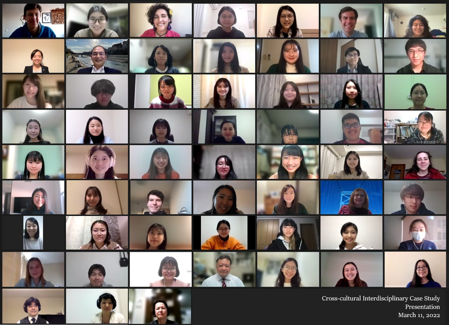 国際チーム医療演習プレゼンテーションセッション